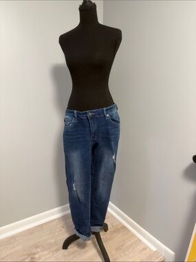 KanCan Women's Skinny Jeans in Dark Blue Wash